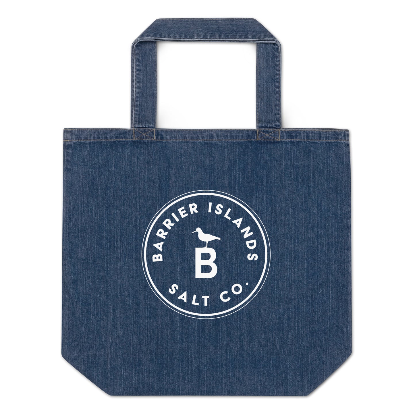 Organic Denim Logo Tote
