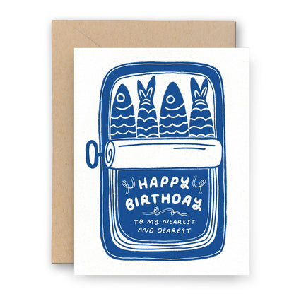 Happy Birthday Sardines Card