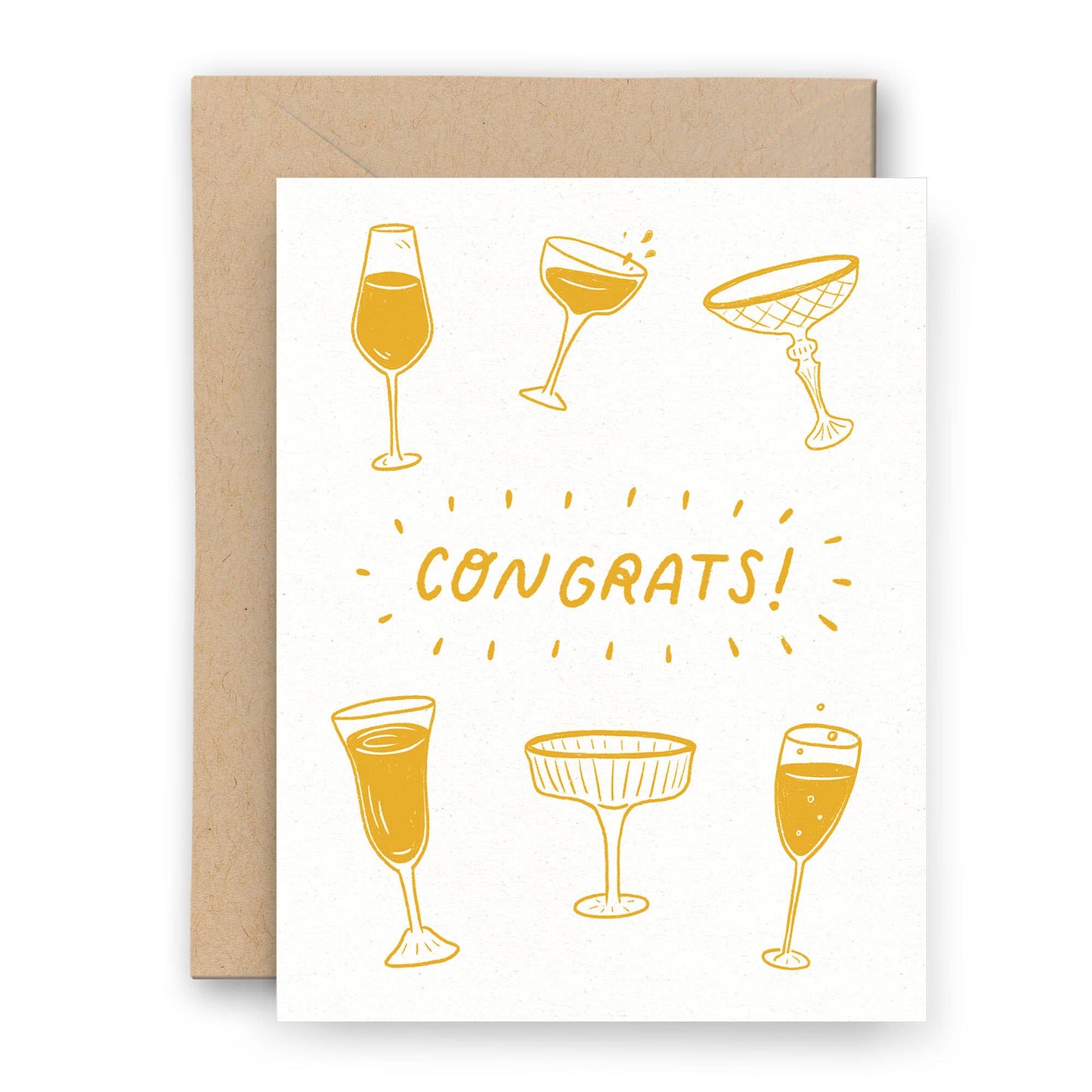 Congrats! Champagne Card