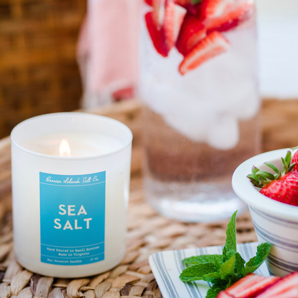 Sea Salt Salted Candle