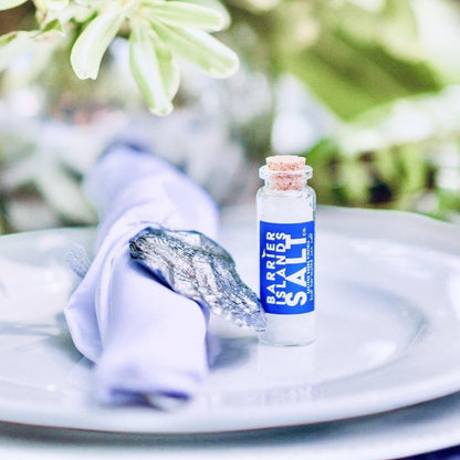 Barrier Islands Salt Co. Wedding & Event Favor on Plate